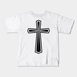 Cross of the Lord and Savior Jesus Christ, a symbol of crucifixion and salvation. Kids T-Shirt